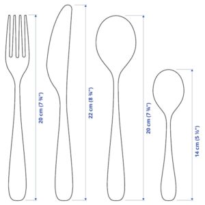 BEHAGFULL 24-piece cutlery set, stainless steel