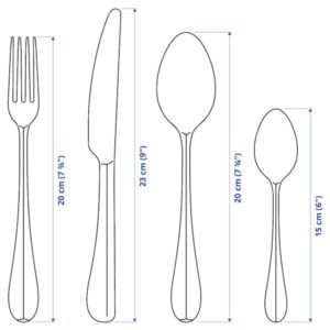 GAMMAN 24-piece cutlery set, stainless steel