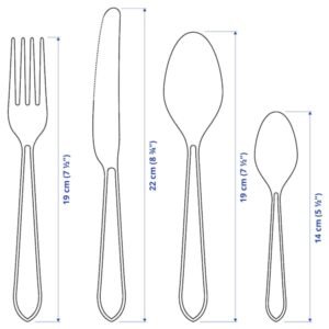 IDENTITET 16-piece cutlery set, stainless steel