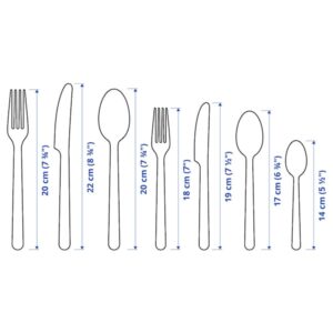 IKEA 365+ 56-piece cutlery set, stainless steel