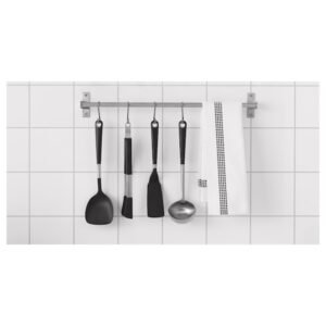 IKEA 365+ HJÄLTE Wok spatula, stainless steel/black