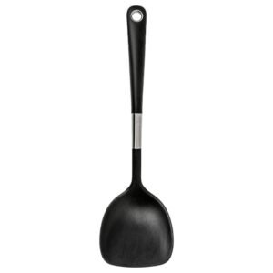 IKEA 365+ HJÄLTE Wok spatula, stainless steel/black