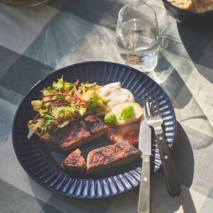 LIVNÄRA 24-piece cutlery set, black