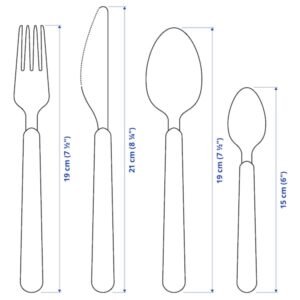 UPPHÖJD 16-piece cutlery set, beige